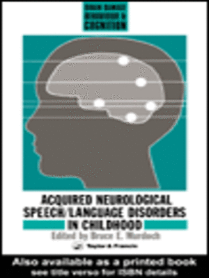 cover image of Acquired Neurological Speech/Language Disorders In Childhood